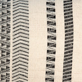 Zeke Off White with Black Pillow